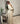 Robe chemise cintré en coton - beige
