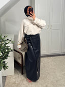 BLOUSE À RAYURES COL BATEAU