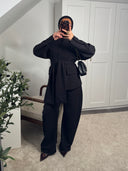 [PREMIUM] BLAZER BALLON WIHĀJ NOIR