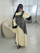 [PRÉCOMMANDE] ROBE À DENTELLES MIRAJ ÉCRU (expédition à partir du 19.02)