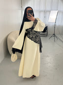 [PRÉCOMMANDE] ROBE À DENTELLES MIRAJ ÉCRU (expédition à partir du 19.02)