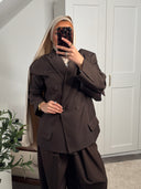 [PREMIUM] BLAZER OVERSIZE LŪJAYN MARRON