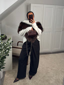 PULL COL BATEAU ILĀF ÉCRU