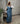 Robe en jean sans manches - bleu jean