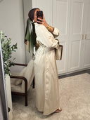 ROBE CHEMISE CINTRÉE EN COTON