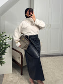 BLOUSE À RAYURES COL BATEAU