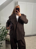 [PREMIUM] BLAZER OVERSIZE LŪJAYN MARRON