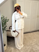 PANTALON SAFARI FLUIDE EN LIN