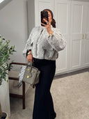 VESTE ZIPPÉE EN TWEED