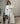 Kimono brocart Amaya Premium - blanc