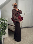 BLOUSE À RAYURES COL BATEAU