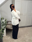 PULL COL BATEAU ILĀF ÉCRU