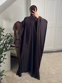 ROBE ABAYA NŪRAN MARRON