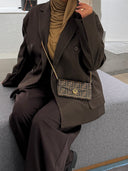 [PREMIUM] BLAZER OVERSIZE LŪJAYN MARRON